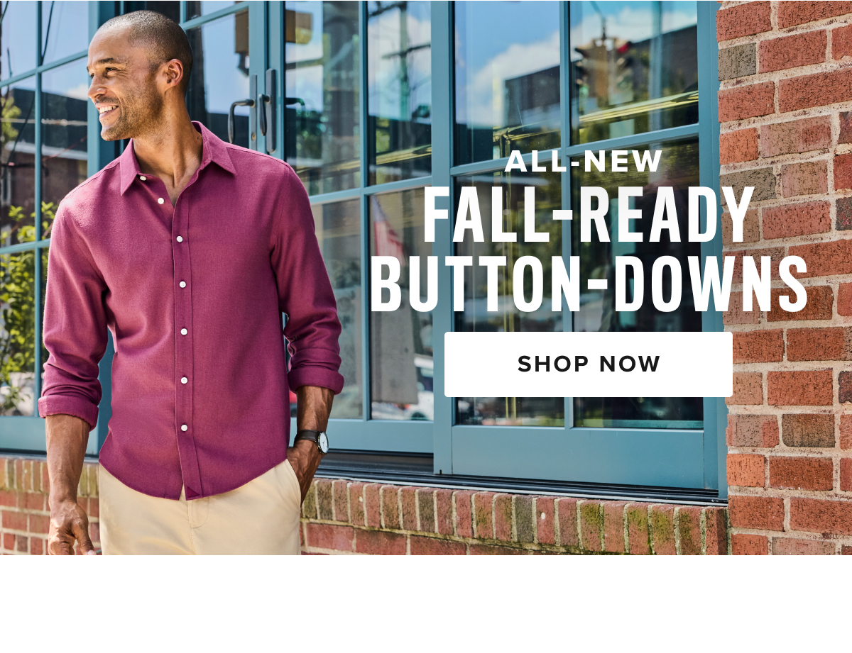 Discover our latest new arrivals featuring the season’s top styles, button-down shirts, casual tops, and fresh prints, all designed for the modern man. Whether you're updating your wardrobe for the season or looking for the perfect outfit, our men’s clothing collection has everything you need.  Explore our high-quality sport coats, lightweight jackets, and comfortable sweaters & sweatshirts that are perfect for layering. Stay stylish and comfortable with a range of pants, chinos, shorts, and khaki pants for every occasion. Complete your look with our footwear options, including leather lace-up shoes and casual flip flops, along with essential accessories like socks, belts, hats, and scarves.  Shop our new arrivals for men today and refresh your wardrobe with the hottest styles of the season.