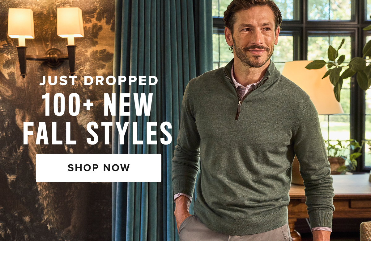 Discover our latest new arrivals featuring the season’s top styles, button-down shirts, casual tops, and fresh prints, all designed for the modern man. Whether you're updating your wardrobe for the season or looking for the perfect outfit, our men’s clothing collection has everything you need. Explore our high-quality sport coats, lightweight jackets, and comfortable sweaters & sweatshirts that are perfect for layering. Stay stylish and comfortable with a range of pants, chinos, shorts, and khaki pants for every occasion. Complete your look with our footwear options, including leather lace-up shoes and casual flip flops, along with essential accessories like socks, belts, hats, and scarves. Shop our new arrivals for men today and refresh your wardrobe with the hottest styles of the season. Discover our latest new arrivals featuring the season’s top styles, button-down shirts, casual tops, and fresh prints, all designed for the modern man. Whether you're updating your wardrobe for the season or looking for the perfect outfit, our men’s clothing collection has everything you need. Explore our high-quality sport coats, lightweight jackets, and comfortable sweaters & sweatshirts that are perfect for layering. Stay stylish and comfortable with a range of pants, chinos, shorts, and khaki pants for every occasion. Complete your look with our footwear options, including leather lace-up shoes and casual flip flops, along with essential accessories like socks, belts, hats, and scarves. Shop our new arrivals for men today and refresh your wardrobe with the hottest styles of the season.