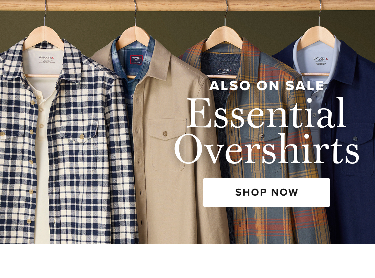 Also On Sale: Essential Overshirts