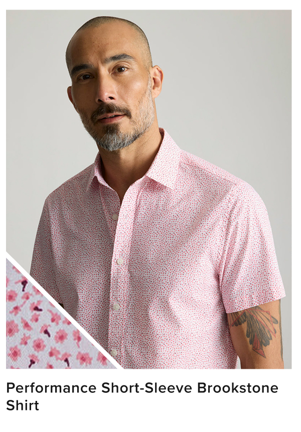 Performance Short-Sleeve Brookstone Shirt