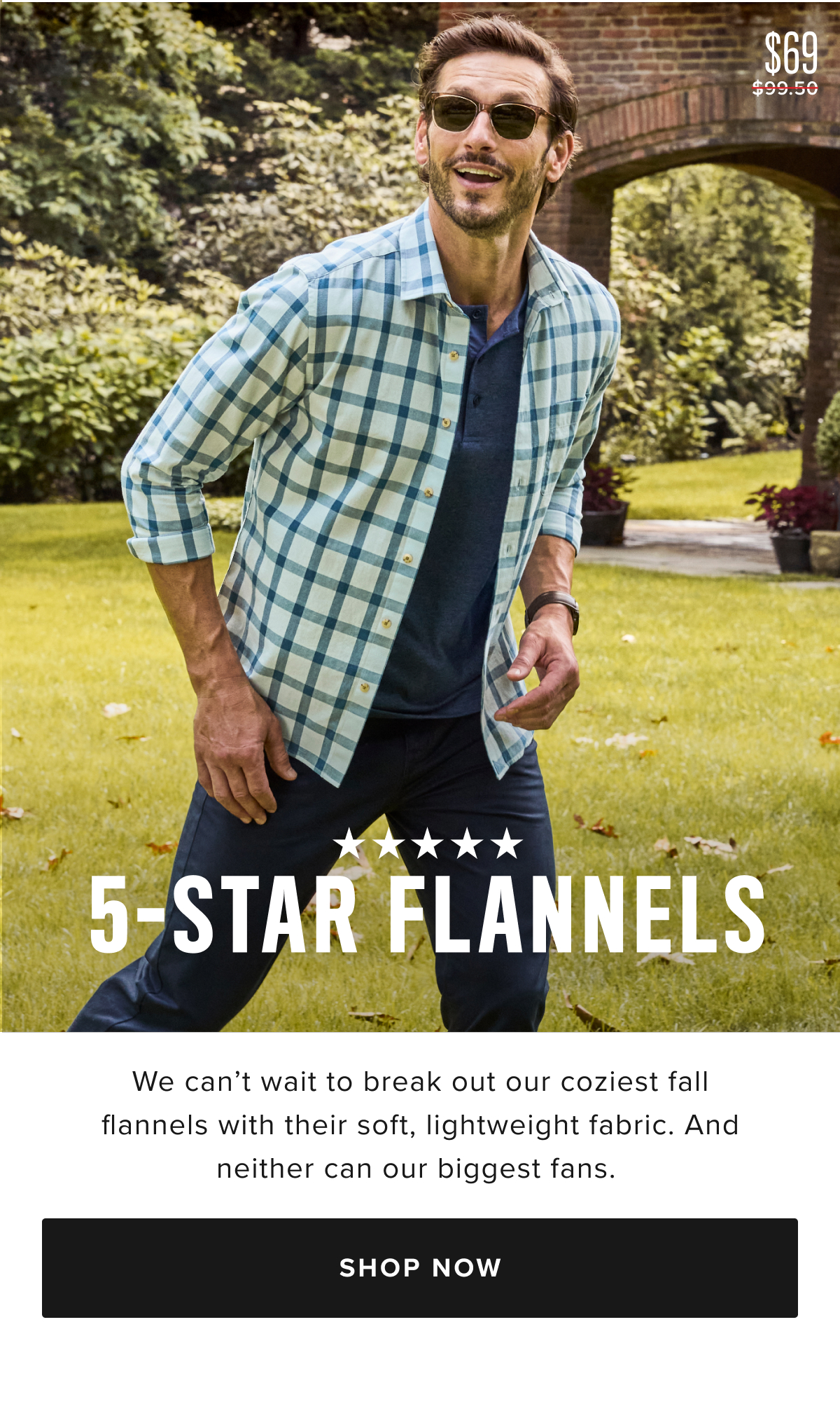 $69 5-Star Flannels