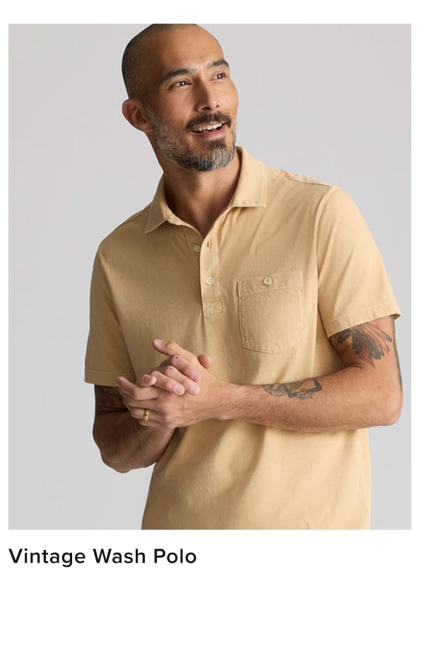 Vintage Wash Polo