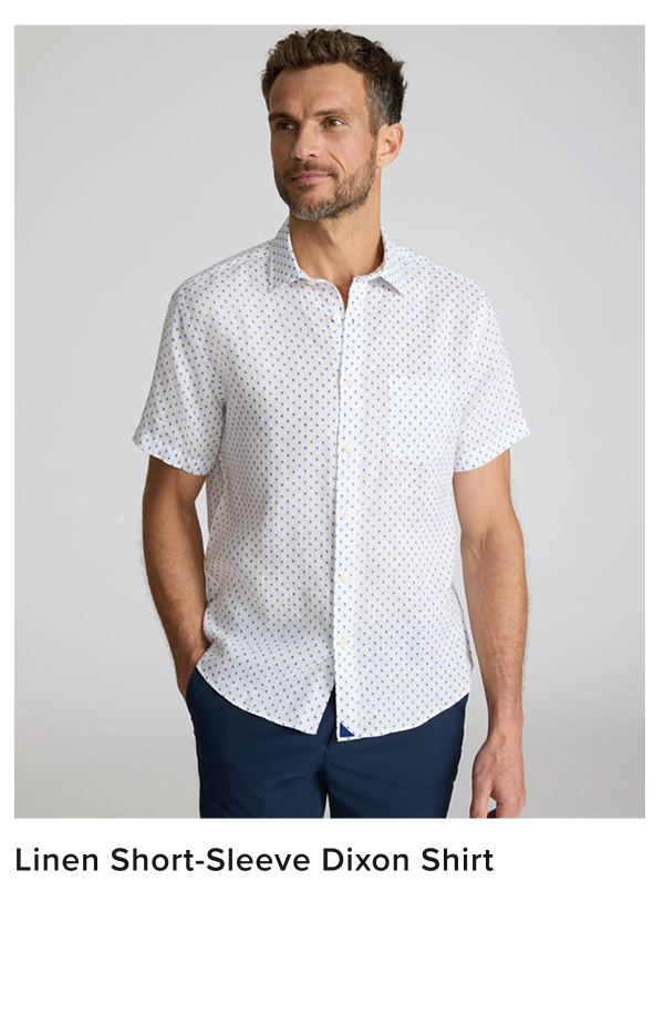 Linen Short-Sleeve Dixon Shirt