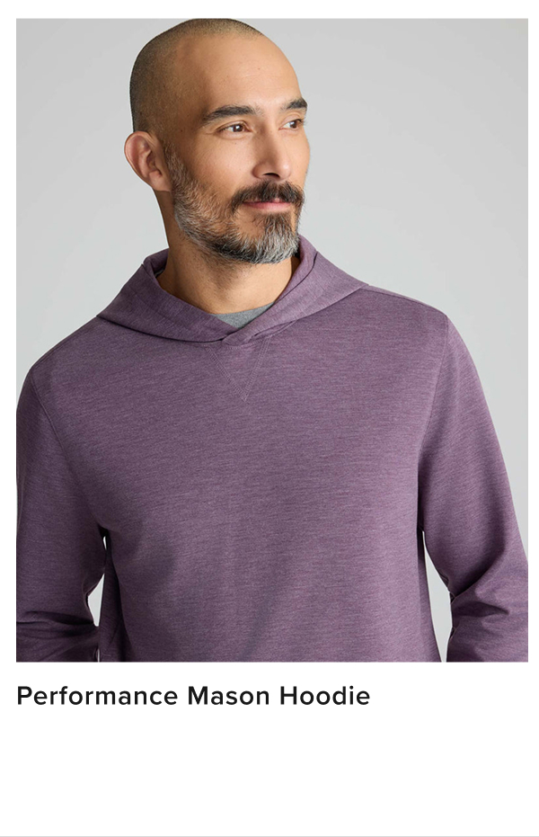Upgrade your weekend wardrobe with this incredibly comfortable hoodie, the perfect choice for brisk afternoons and calm nights. We added our top Performance attributes—sweat-wicking fabric with plenty of stretch—to make the ultimate style for your busy autumn schedule.  This supersoft hoodie pairs perfectly with a Performance Tee and our classic Travelr Pants for an effortlessly laid-back look that's built to move.