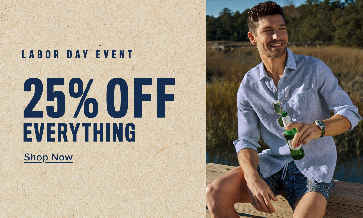 Labor Day Event 25% Off Everything. 