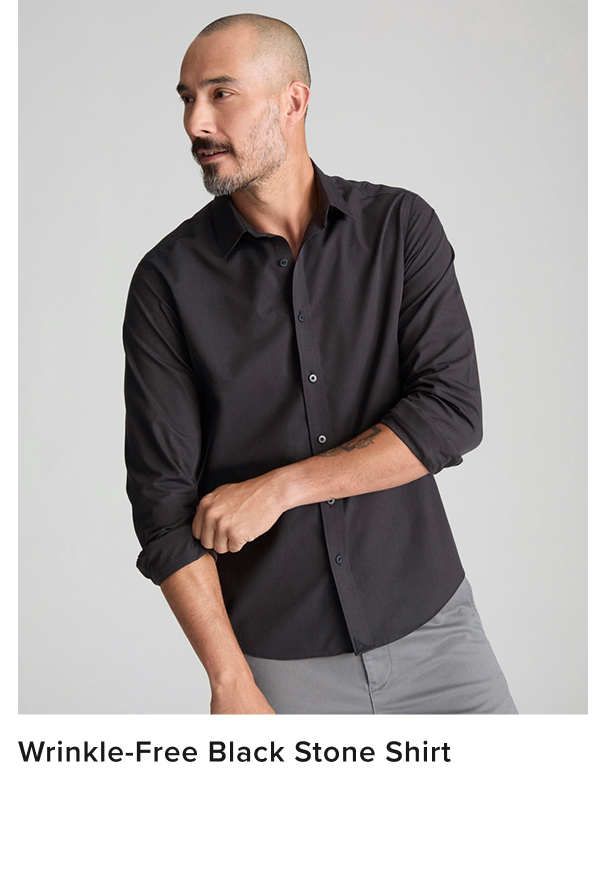 Wrinkle-Free Black Stone Shirt Wrinkle-Free Black Stone Shirt