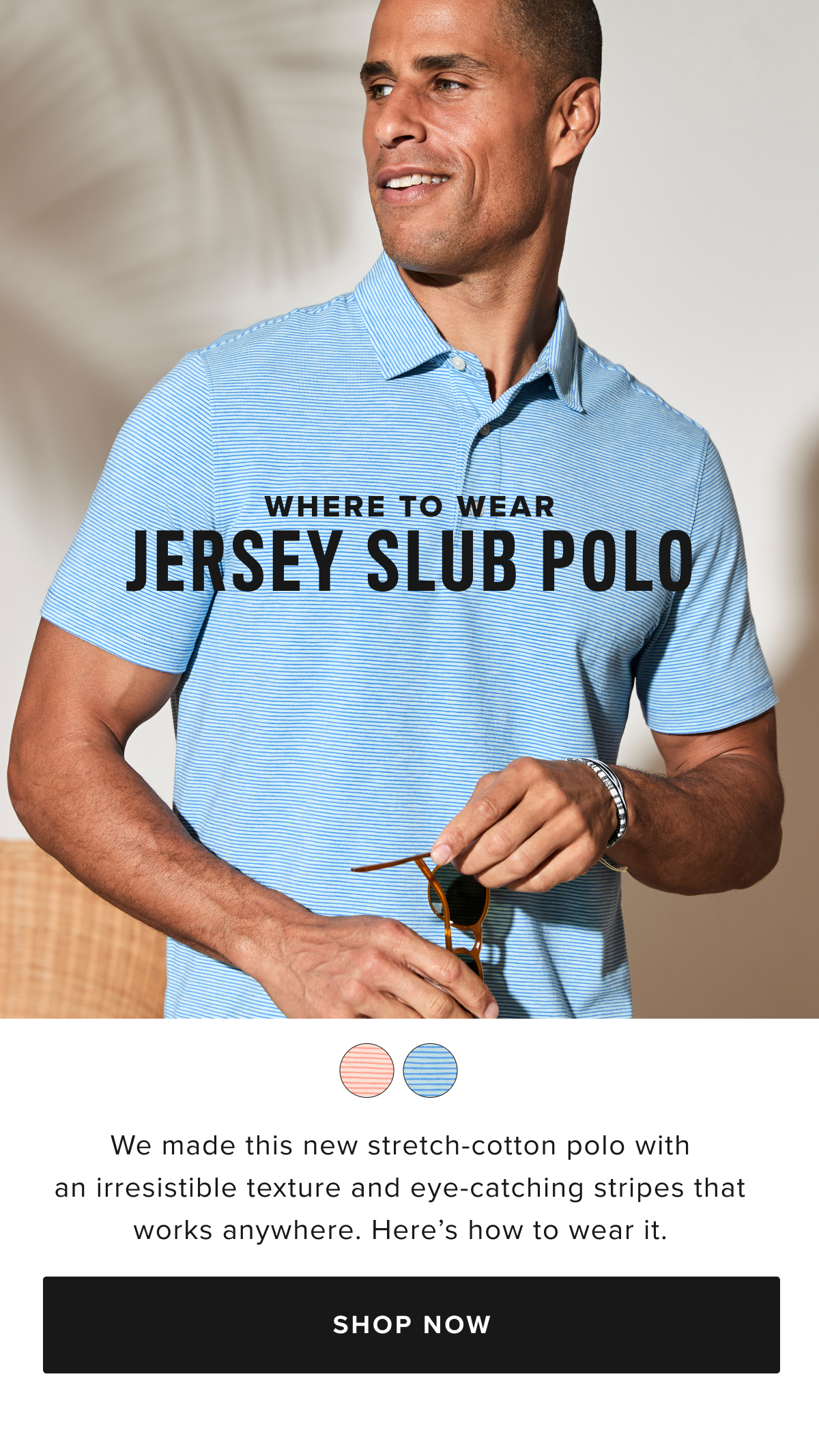 Discover the Perfect Polo at UNTUCKit – Comfort Meets Style  Elevate your wardrobe with UNTUCKit’s premium collection of men’s polo shirts, designed for the modern man who values both style and comfort. Our polos are the ideal balance between casual and polished, making them versatile enough for any occasion. Whether you’re dressing for a day at the office, a weekend outing, or a night out, UNTUCKit’s polos provide the perfect fit and breathable fabric for ultimate comfort.  Explore a wide selection of men’s polos, including options with pockets, stripes, and classic solid colors. We offer a variety of styles in short-sleeve and long-sleeve polos, crafted with attention to detail and the highest-quality materials. Our performance polos are designed for all-day wear, ensuring that you stay cool, dry, and stylish no matter what your day brings.  Available in a range of sizes and colors, UNTUCKit polos are the go-to choice for men who demand a smart, effortless look. Shop our collection online or visit a local UNTUCKit store today to experience the best polos you’ll ever wear.