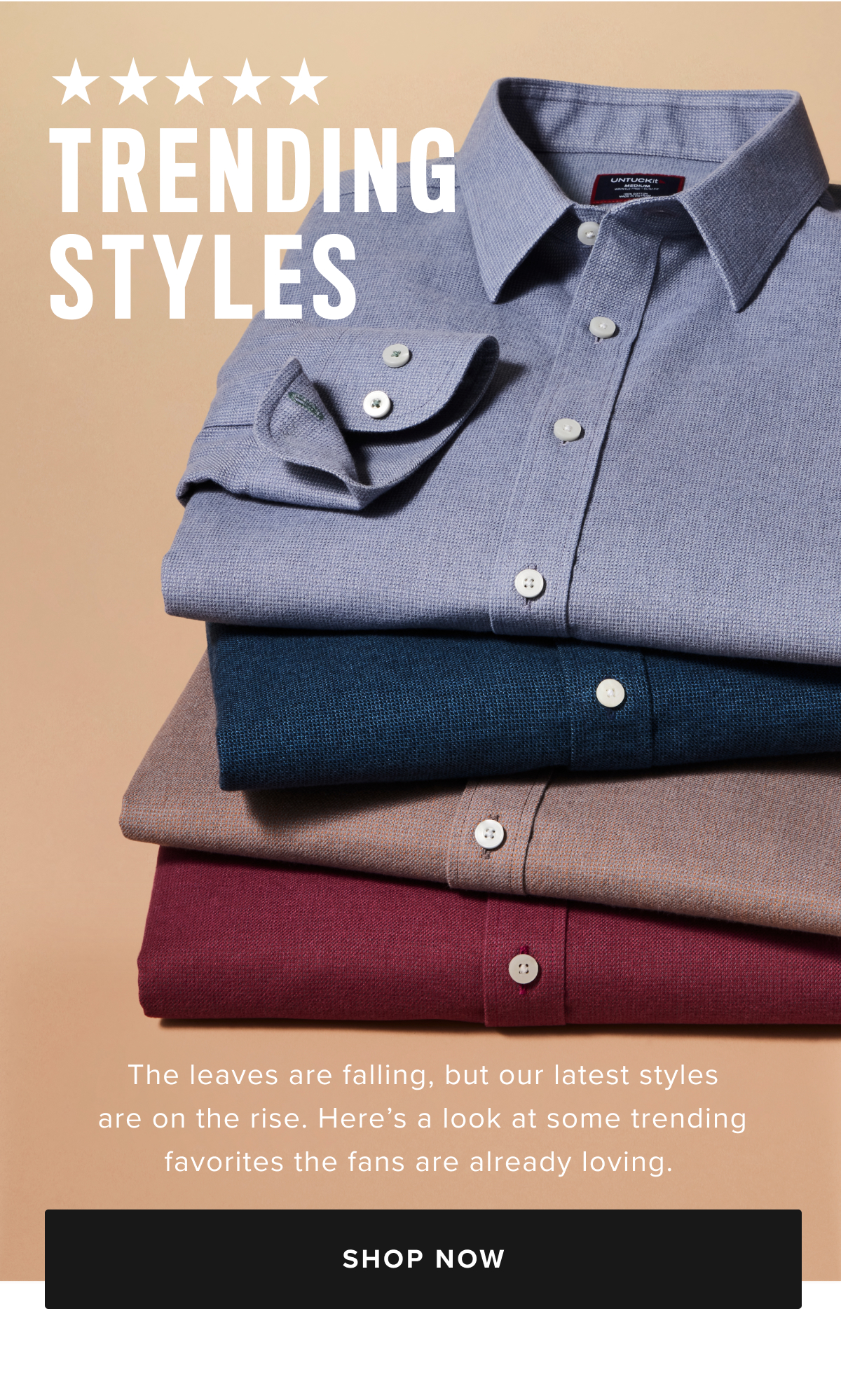 Discover our latest new arrivals featuring the season’s top styles, button-down shirts, casual tops, and fresh prints, all designed for the modern man. Whether you're updating your wardrobe for the season or looking for the perfect outfit, our men’s clothing collection has everything you need.  Explore our high-quality sport coats, lightweight jackets, and comfortable sweaters & sweatshirts that are perfect for layering. Stay stylish and comfortable with a range of pants, chinos, shorts, and khaki pants for every occasion. Complete your look with our footwear options, including leather lace-up shoes and casual flip flops, along with essential accessories like socks, belts, hats, and scarves.  Shop our new arrivals for men today and refresh your wardrobe with the hottest styles of the season.