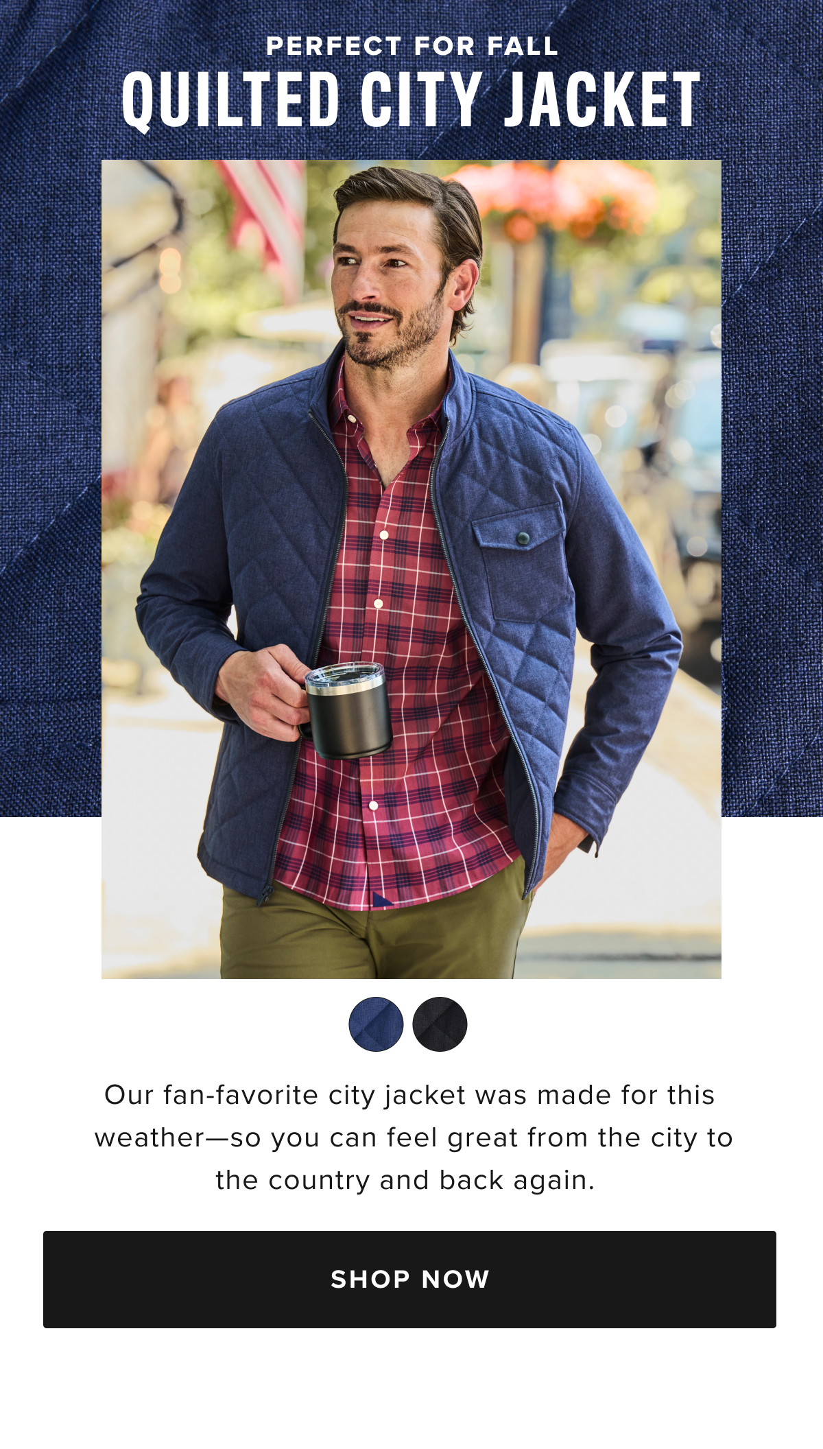 Perfect For Fall: Quilted City Jacket Perfect For Fall: Quilted City Jacket