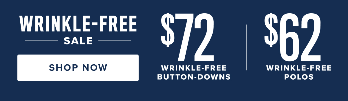 Shop The Wrinkle-Free Sale
