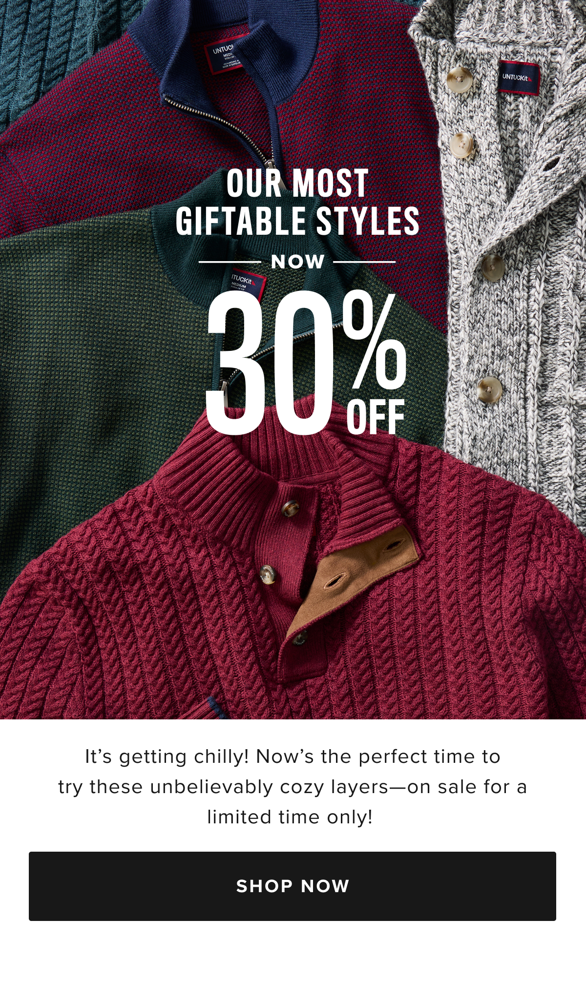 Our Most Giftable Styles Now 30% Off
