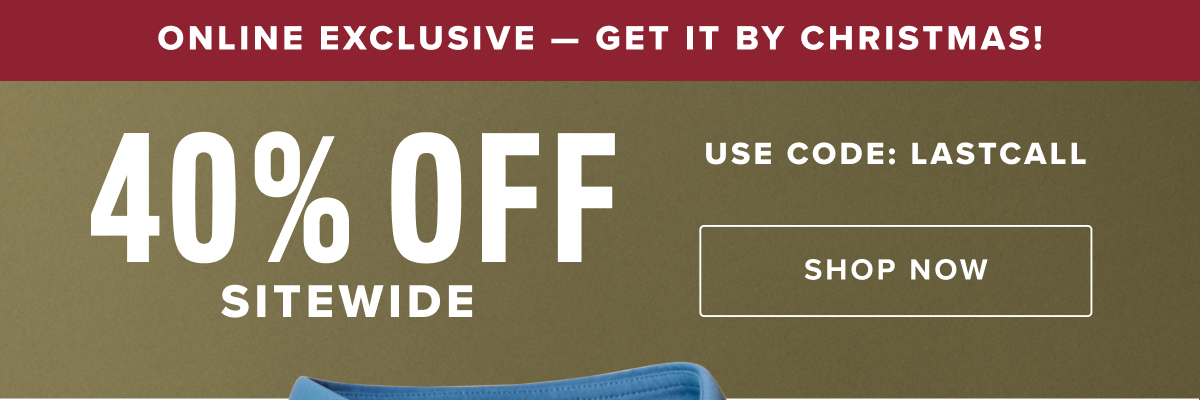40% Off Sitewide—Get It By Christmas 40% Off Sitewide—Get It By Christmas