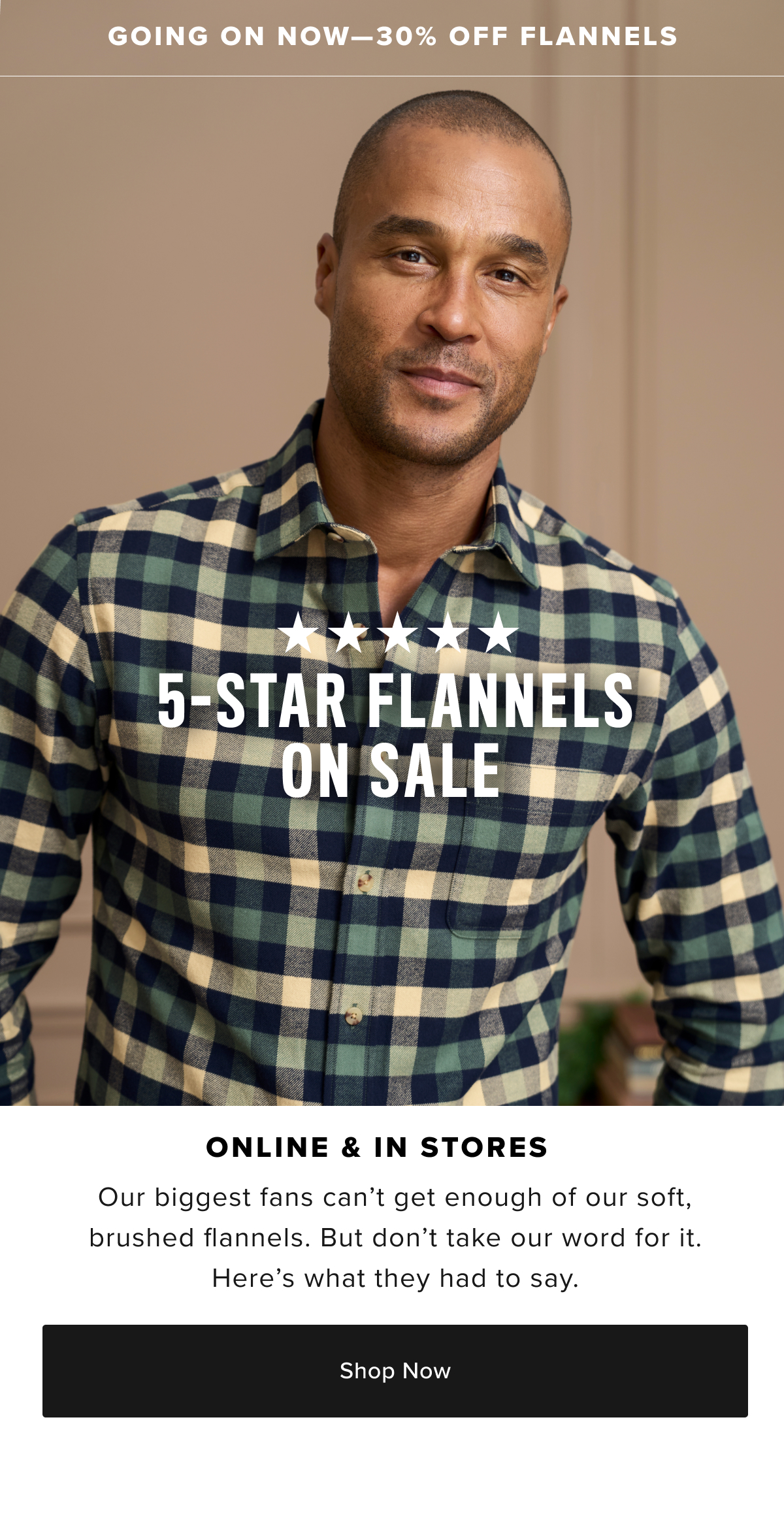 5-Star Flannels On Sale