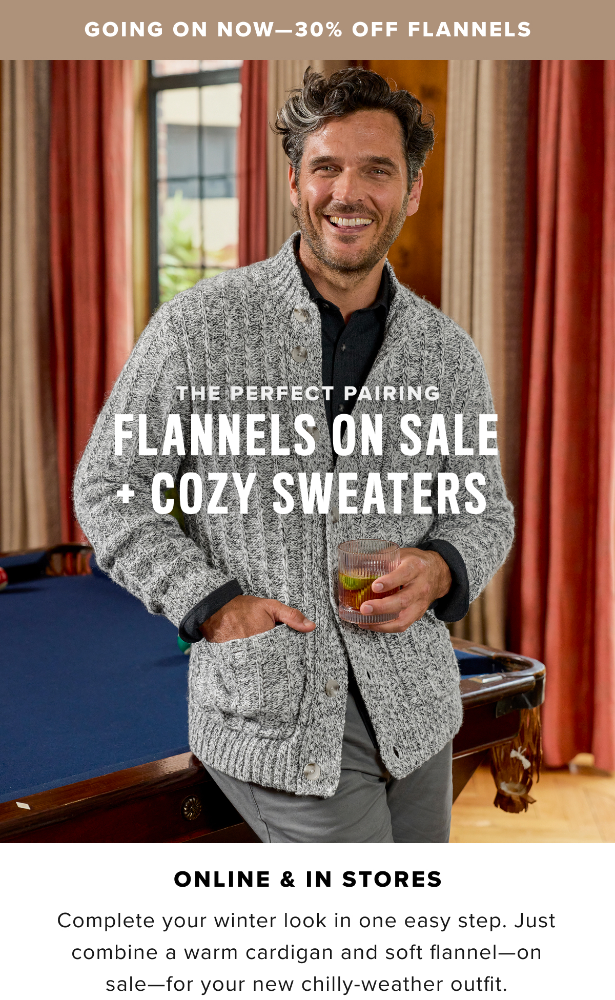 30% Off Flannels Going On Now 30% Off Flannels Going On Now