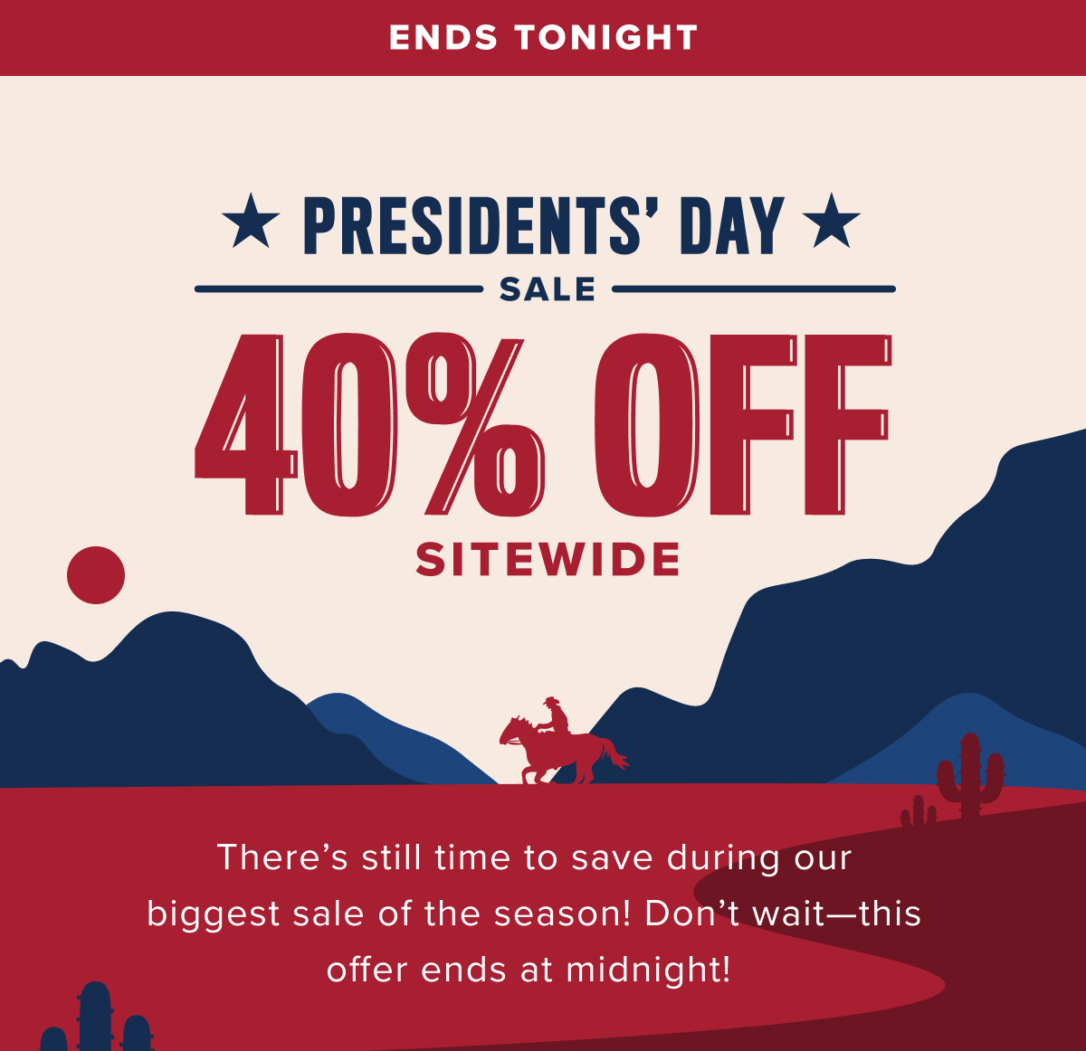 40% off sitewide