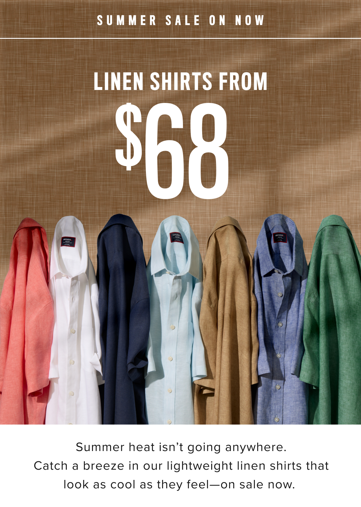 Linen Shirts From $68