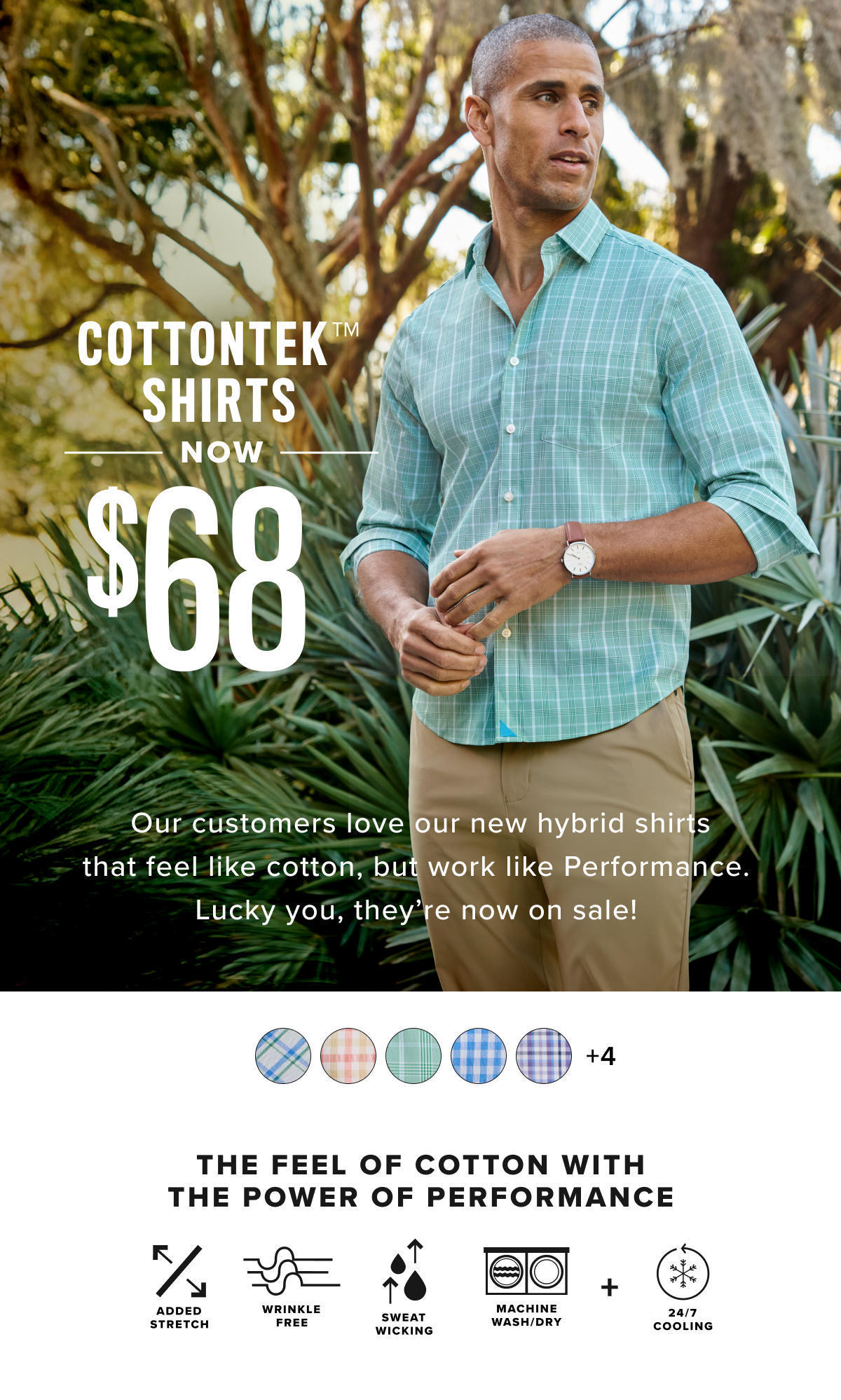 Cottontek Shirts Now $68