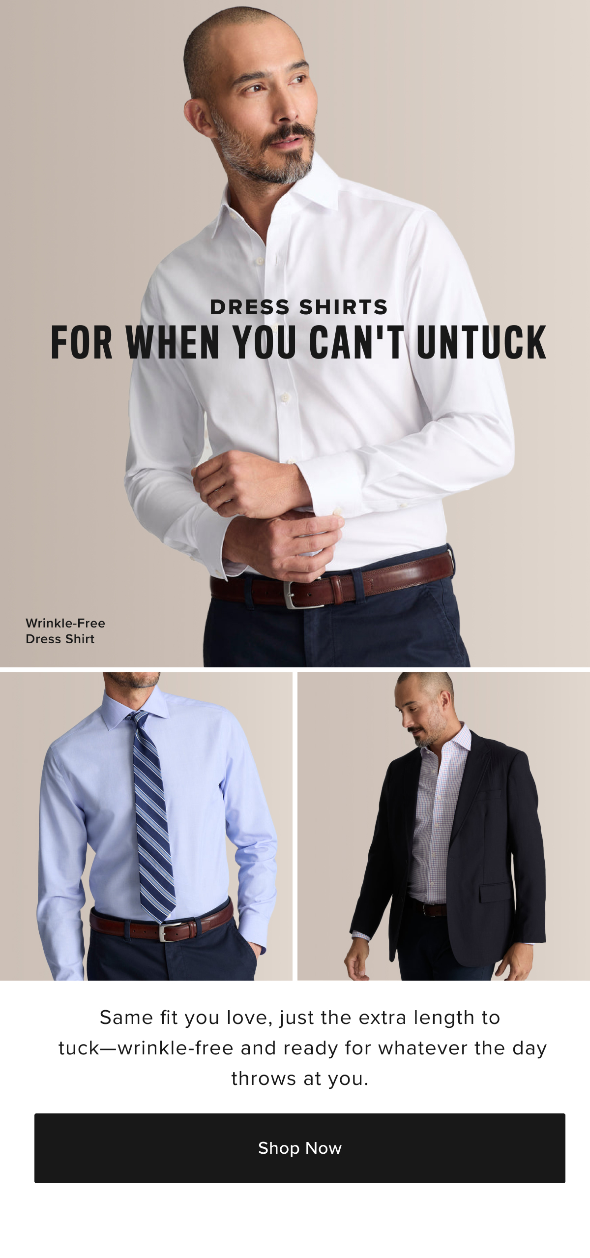 Dress Shirts for when you can't untuck