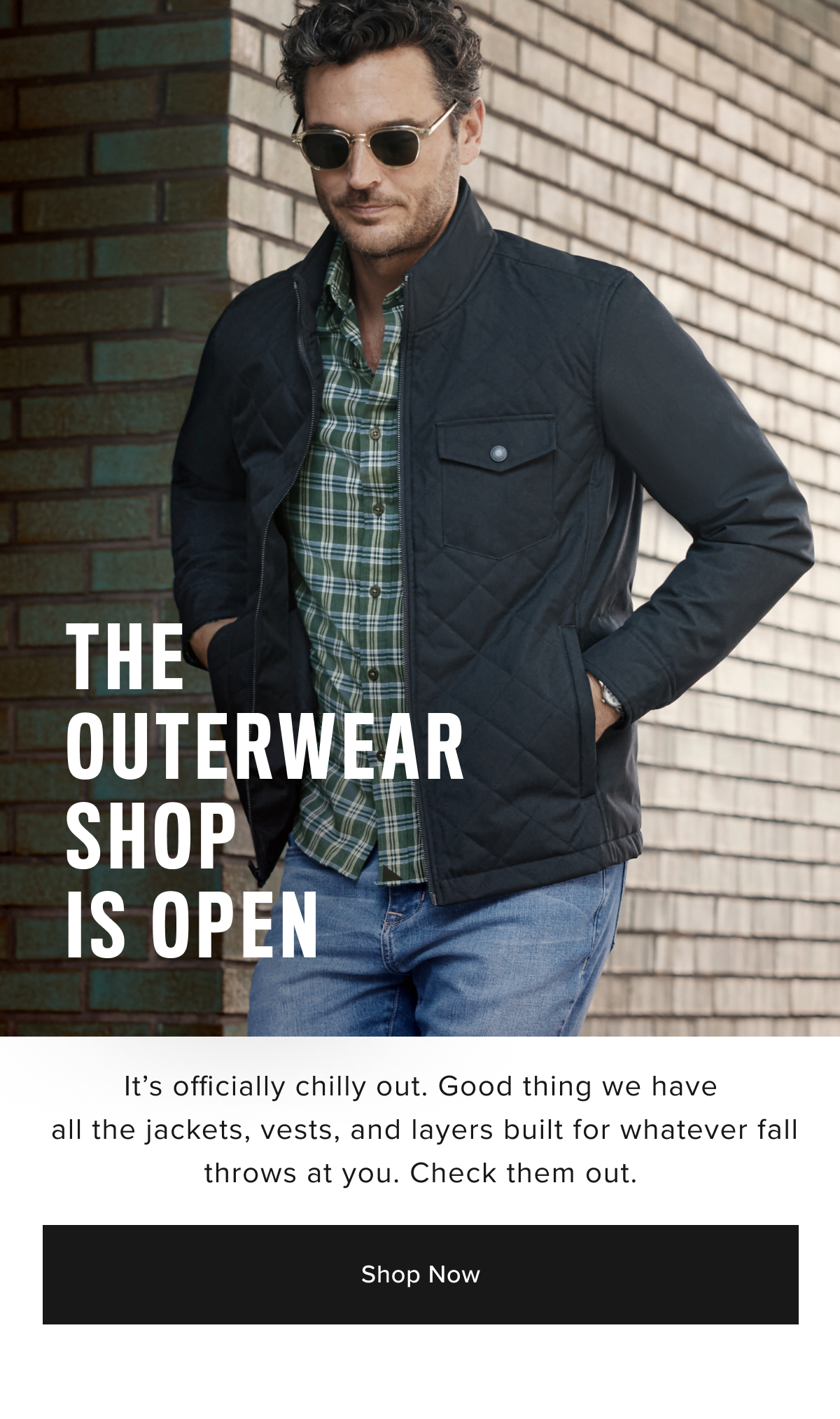 Conquer any cold weather with our selection of men’s jackets, vests, and coats. UNTUCKit is your one-stop shop for men’s outerwear with everything from warm jackets and coats to long-sleeve shirts and sweaters. Conquer any cold weather with our selection of men’s jackets, vests, and coats. UNTUCKit is your one-stop shop for men’s outerwear with everything from warm jackets and coats to long-sleeve shirts and sweaters.