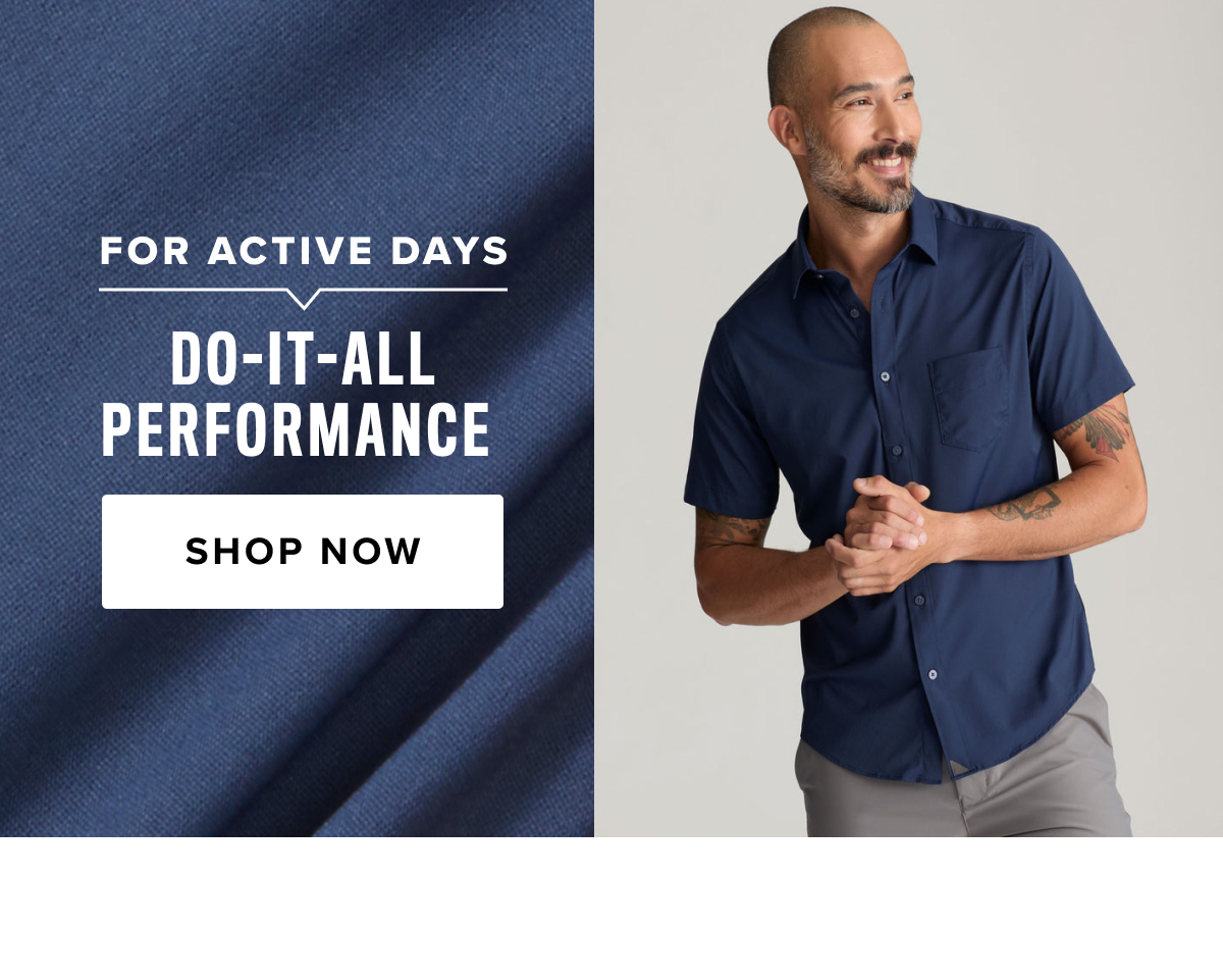 Discover the perfect fit with UNTUCKit’s collection of men’s shirts, designed for an effortlessly stylish untucked look. Our shirts include everything from casual button-down shirts and flannel shirts to dress shirts, all crafted from premium fabrics for the ultimate in comfort and durability. Whether you’re heading to the office, out with friends, or tackling a weekend getaway, our versatile styles will elevate your wardrobe with ease.  Wrinkle-Free: Our signature shirts are designed for busy guys who want to look sharp with minimal effort. These shirts are perfect for those who need a shirt they can wear right out of the dryer. Say goodbye to ironing with our Wrinkle-Free shirts that keep you looking crisp all day.  Performance: Stay cool and comfortable with our Performance shirts. These styles are crafted with fabrics that wick sweat, fight wrinkles, and stretch for extra comfort. Whether you’re on the go or just relaxing, our Performance shirts are designed to keep up with your lifestyle while maintaining a polished look.  Short Sleeves: Our short sleeve button-down shirts are designed with the perfect length hem and sleeves for a relaxed yet sharp look. These shirts are ideal for warmer weather, whether you’re at a BBQ or strolling through the city. Choose from a range of styles, from untucked shirts to breathable mens linen shirts for men.