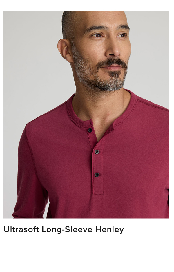 Our famous Henleys were made for cool weather. This unbelievably soft style, featuring a cotton blend fabric that's been brushed to perfection, has cozy long sleeves that add just a hint of warmth. Even better, they're preshrunk so they never lose their shape in the dryer. Layer one under anything from a sharp lightweight vest to a comfy Snap Fleece Pullover for a warm feel and cool look this season. Our famous Henleys were made for cool weather. This unbelievably soft style, featuring a cotton blend fabric that's been brushed to perfection, has cozy long sleeves that add just a hint of warmth. Even better, they're preshrunk so they never lose their shape in the dryer. Layer one under anything from a sharp lightweight vest to a comfy Snap Fleece Pullover for a warm feel and cool look this season.