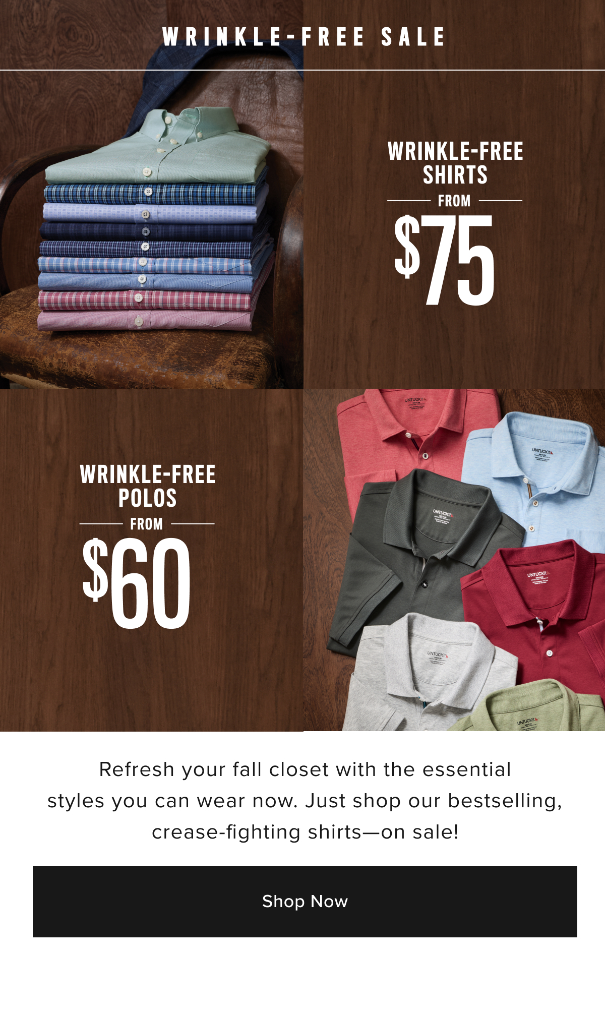 Shop Now- Wrinkle- Free Sale Shop Now- Wrinkle- Free Sale