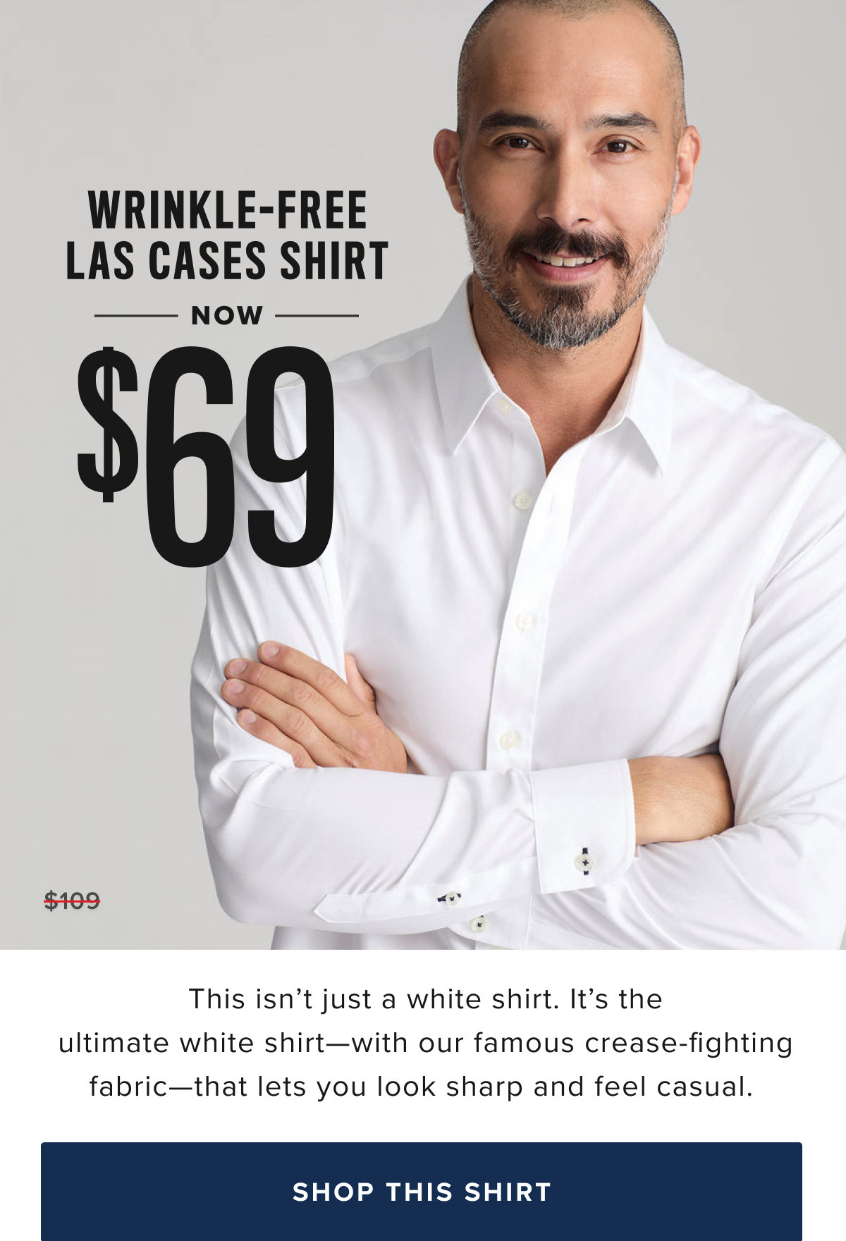 Wrinkle-Free Las Cases Shirt Now $69