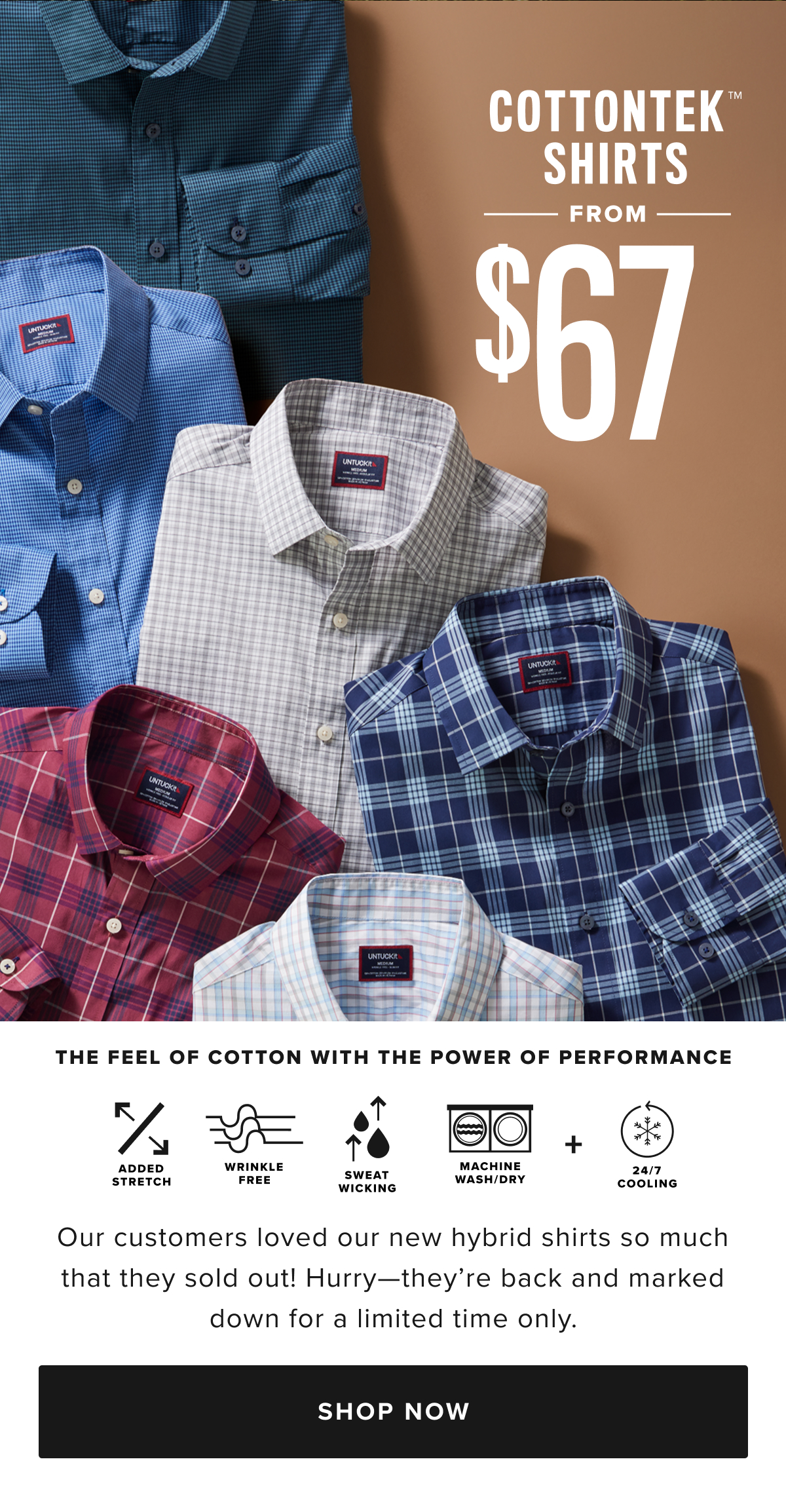 Cottontek Shirts From $67 Cottontek Shirts From $67