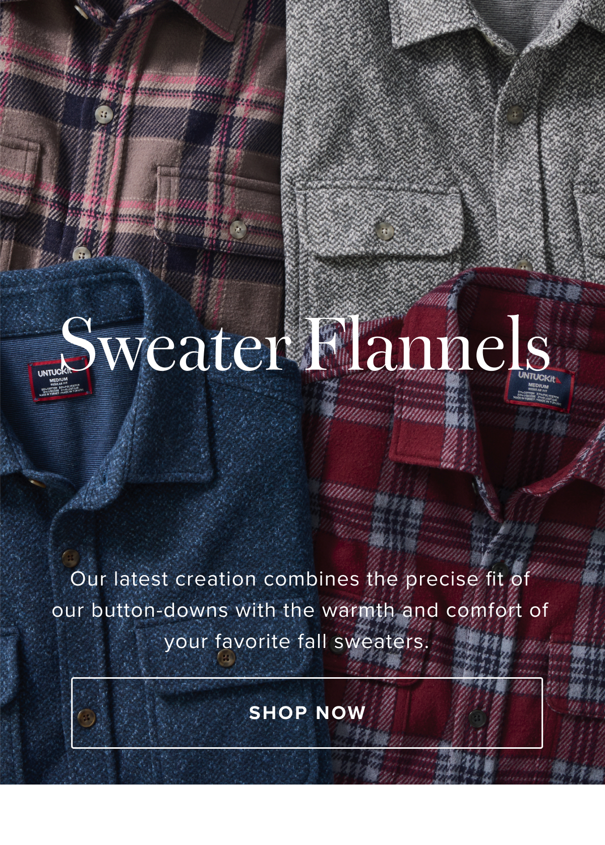 New For Right Now: Sweater Flannels