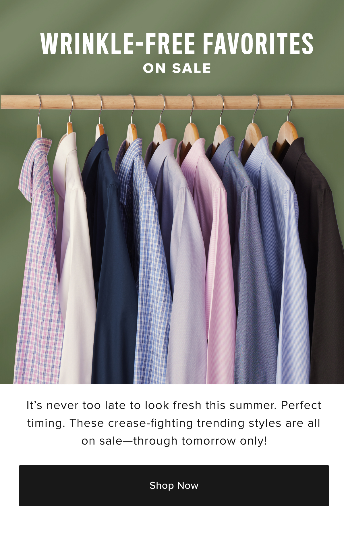 $68 Wrinkle-Free Shirts