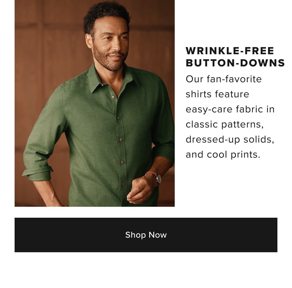 Wrinkle- Free Button- Downs