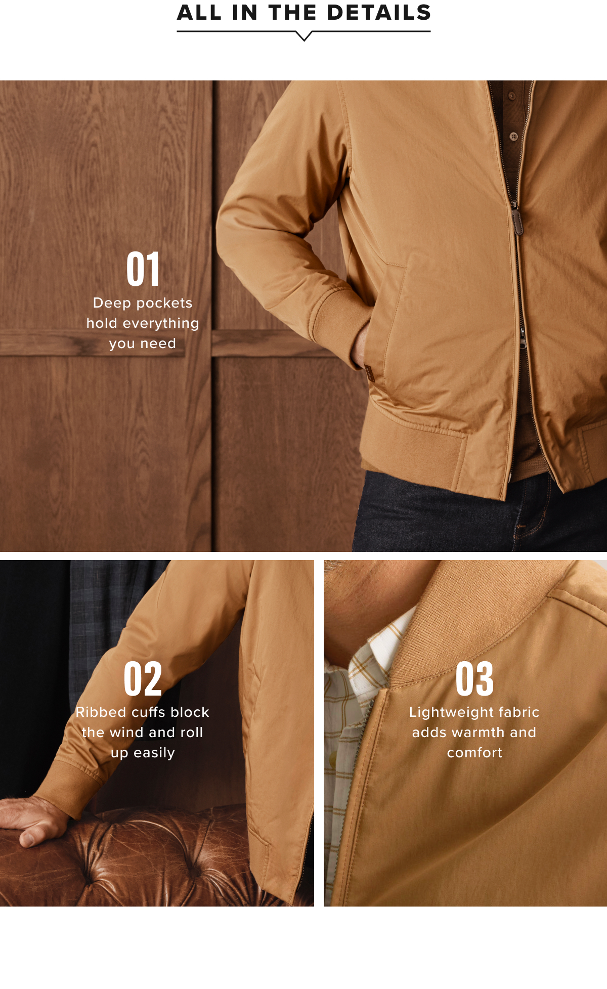 Even better, its clean, streamlined construction stands out from bulkier bombers, so it layers easily over an untucked shirt without adding bulk. Wear it over your favorite untucked shirt on your next outdoor adventure. Even better, its clean, streamlined construction stands out from bulkier bombers, so it layers easily over an untucked shirt without adding bulk. Wear it over your favorite untucked shirt on your next outdoor adventure.