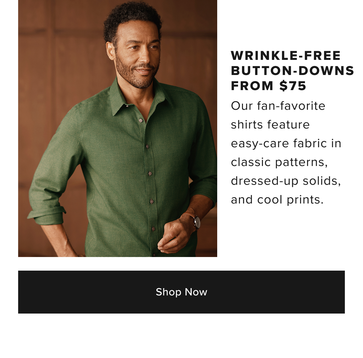 Wrinkle- Free Button- Downs From $79 Wrinkle- Free Button- Downs From $79