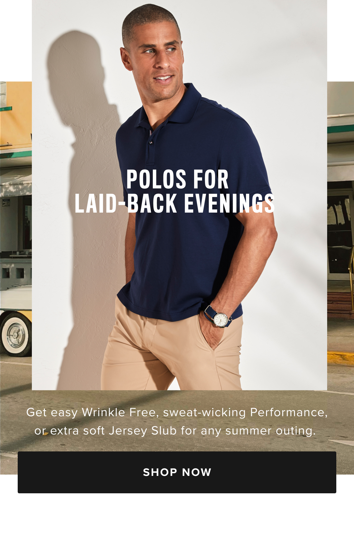 The truth is you can’t go everywhere untucked. So, for when the occasion calls for it, we created this new dress shirt with the same fit you love, but extra length so you can tuck in when you need to. Designed by our fit experts, this elegant button-down is made from soft, 100% cotton fabric with our incredible Wrinkle-Free finish—perfect for a fall wedding or holiday party. It even has a dress-shirt collar that can support a tie. Just add one of our luxe sport coats and a pair of our flattering Classic Chino Pants to arrive looking like a million bucks. 