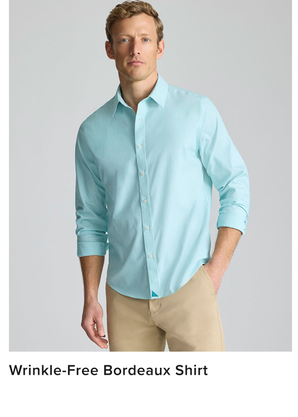 Wrinkle-Free Bordeaux Shirt