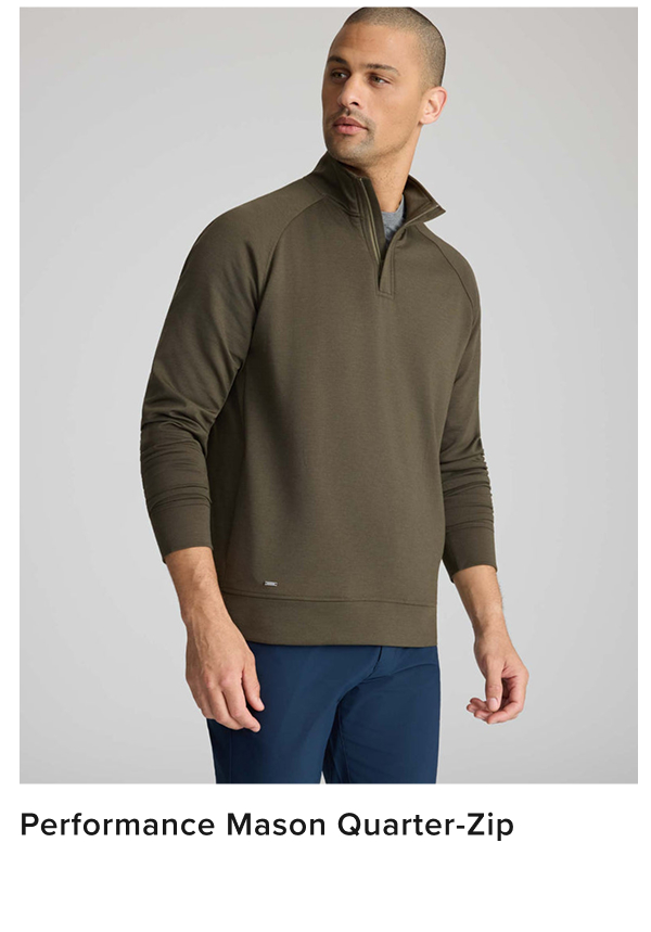 Get ready for fall with our hardest-working quarter-zip ever. We reinvented this classic pullover sweater with our top Performance benefits—sweat-wicking fabric with tons of stretch—to make the ultimate style for your busy autumn schedule.  It's warm, yet lightweight enough to wear over an Ultrasoft Tee on a cool day. When colder weather comes around, just wear it over your favorite UNTUCKit button-down for an effortlessly polished look.
