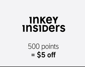Inkey Insiders 500 points = $5 off