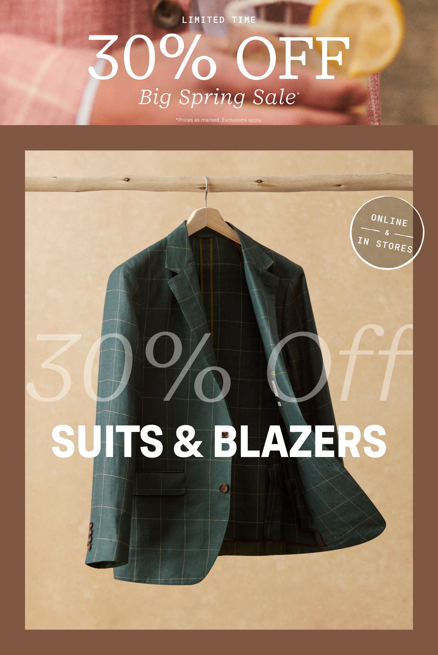 Shop Suits & Blazers