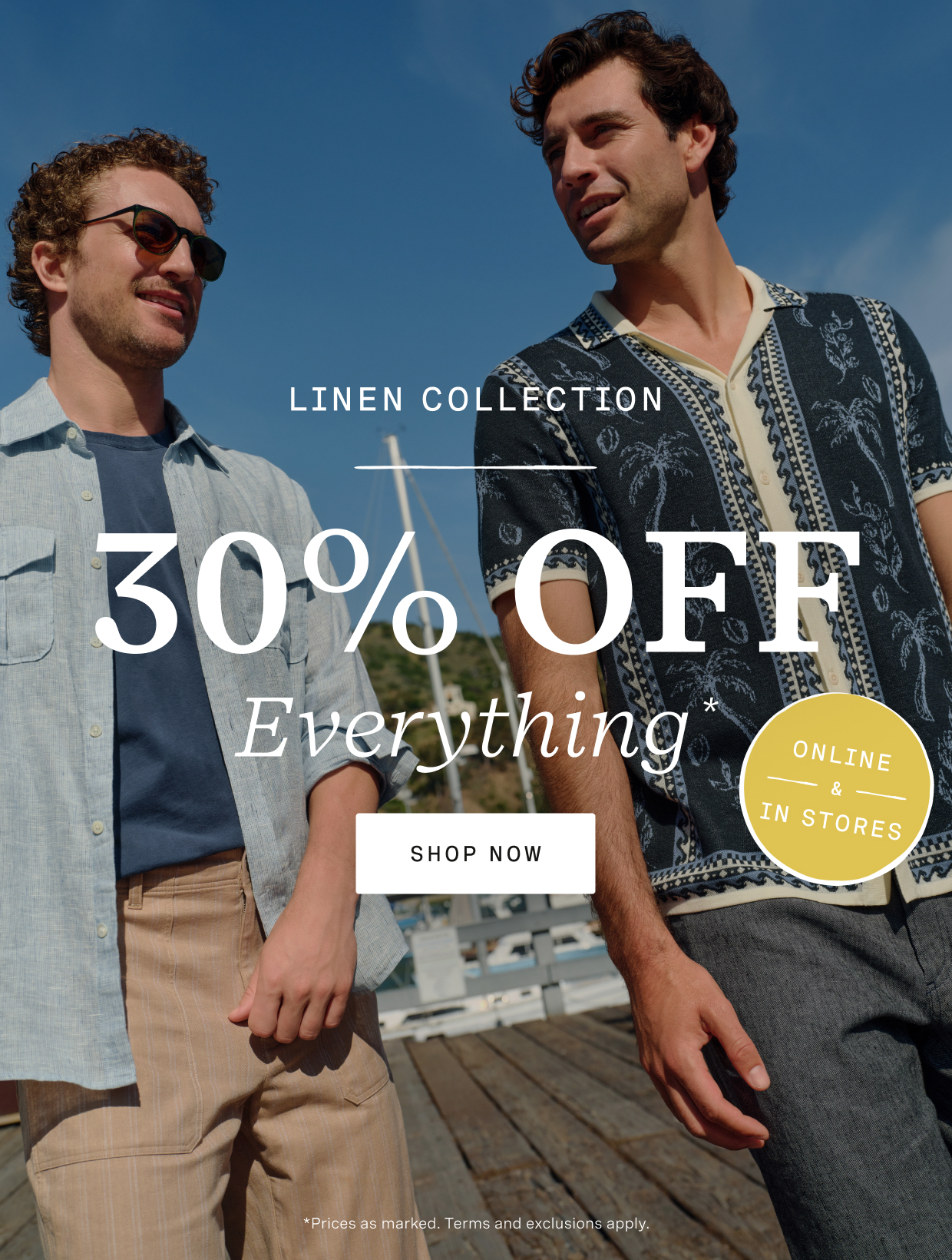 Shop Bonobos Linen Collection