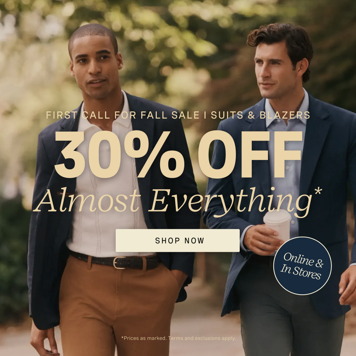 Shop Suits & Blazers