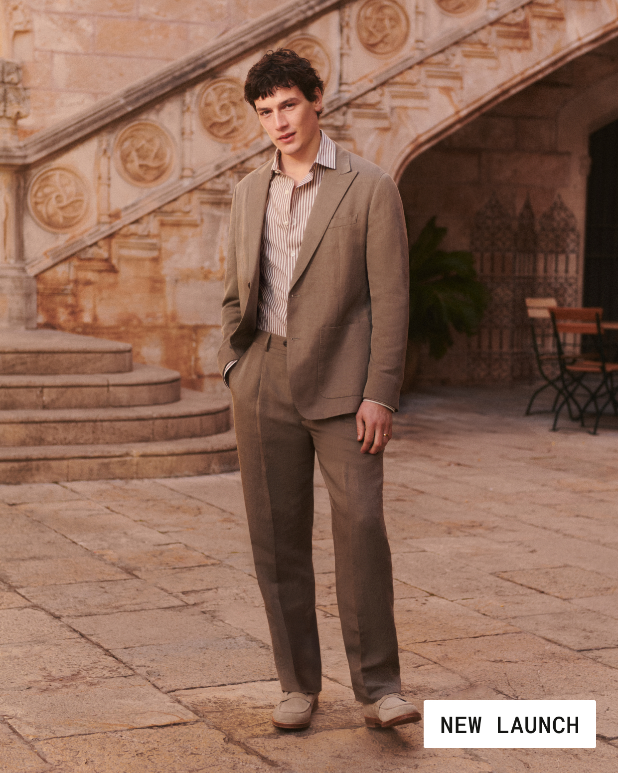Shop Cooper Italian Linen Tencel Suits