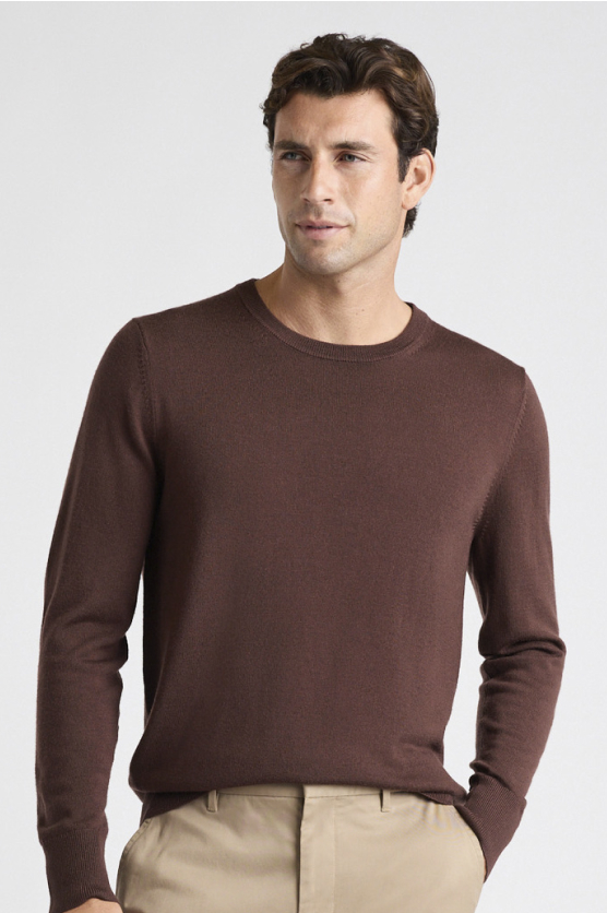 Washable Merino Crew Neck Sweater
