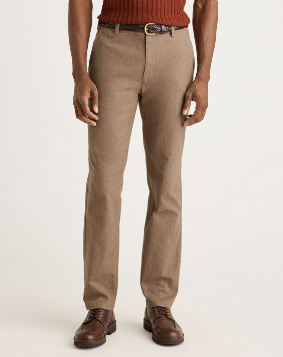 Brushed Herringbone Chino