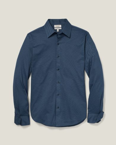 Tech Pique Button Down Shirt