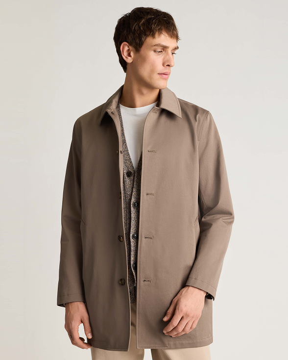 ITALIAN COTTON CAR COAT