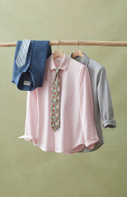 Tech Pique Button Down Shirt