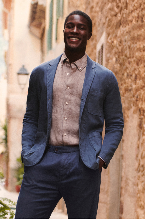 Coastal Linen Blazer