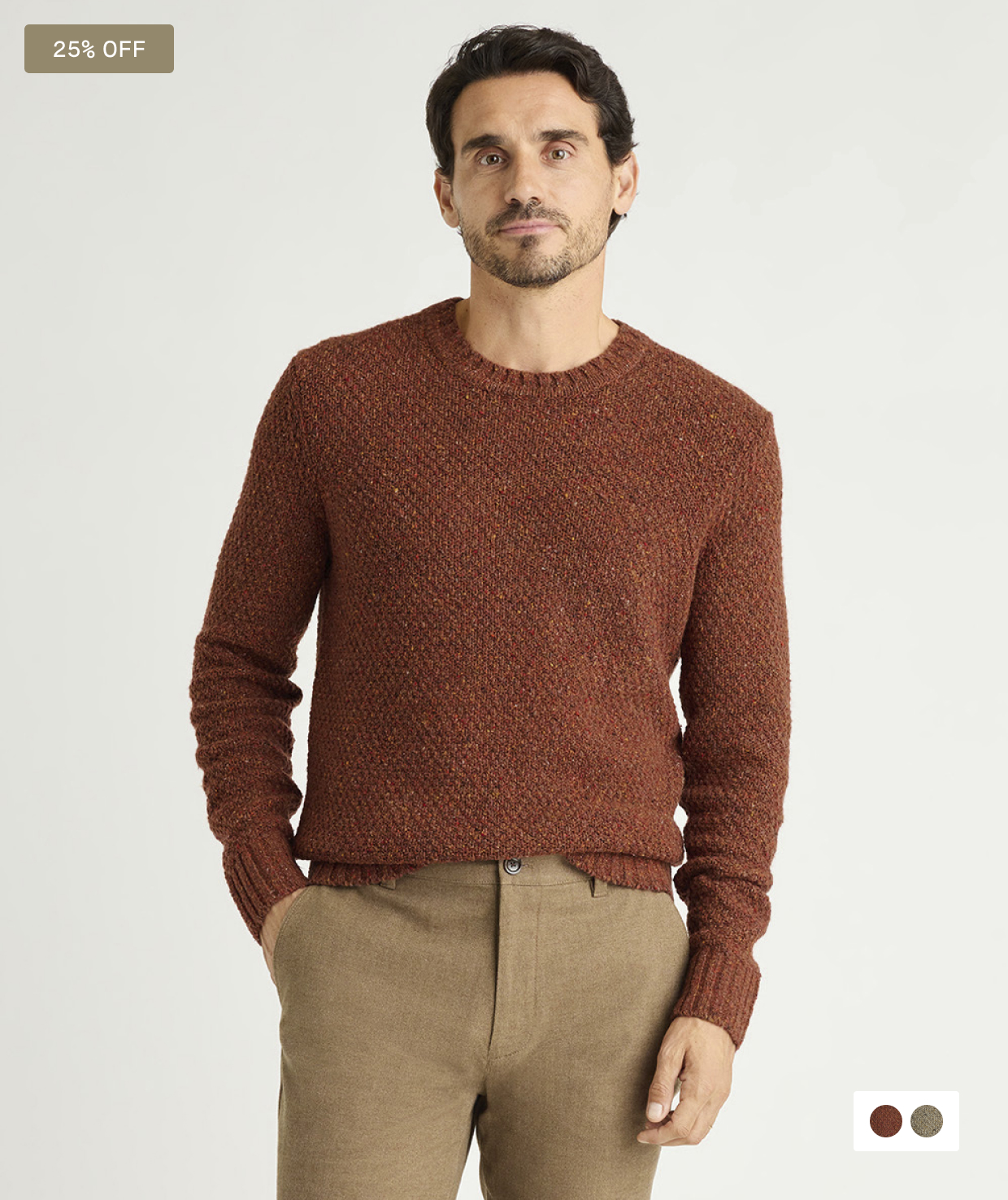 Donegal Crew Neck Sweater