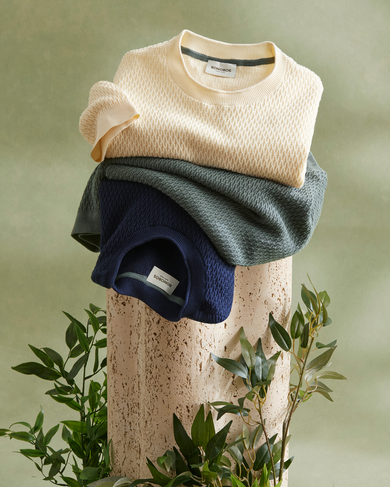 Refined Cotton Sweater Tee