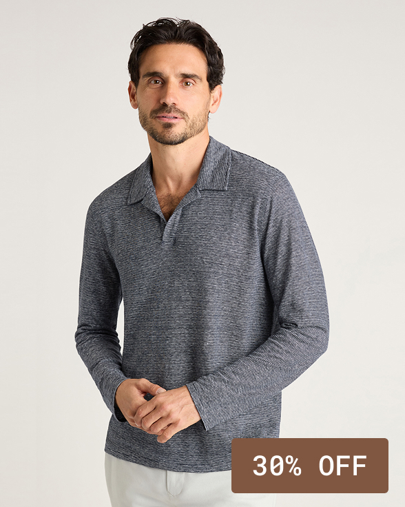 SHOP Montauk Linen Polo